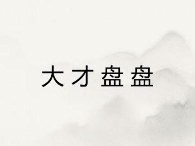 大才盘盘