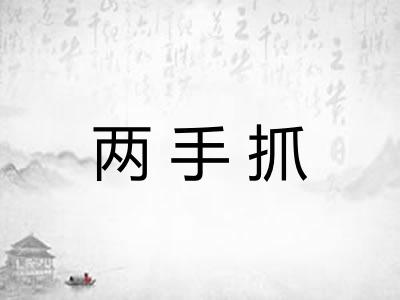 两手抓