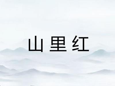 山里红