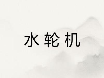 水轮机