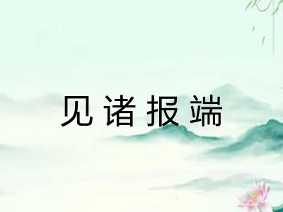 见诸报端