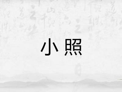 小照