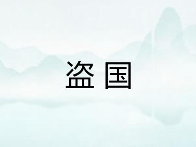 盗国