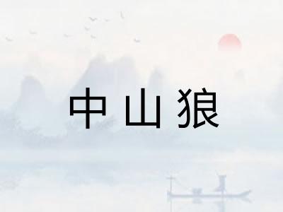 中山狼