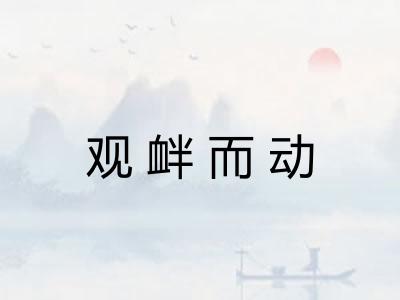 观衅而动