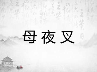 母夜叉