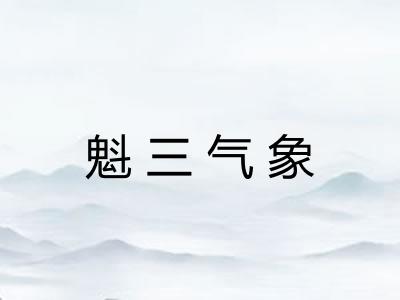 魁三气象