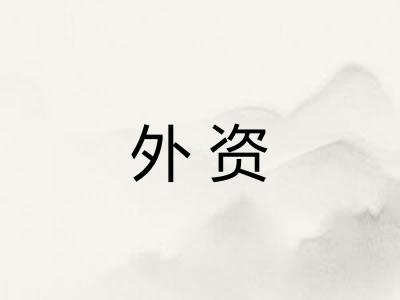 外资