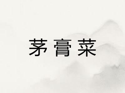 茅膏菜