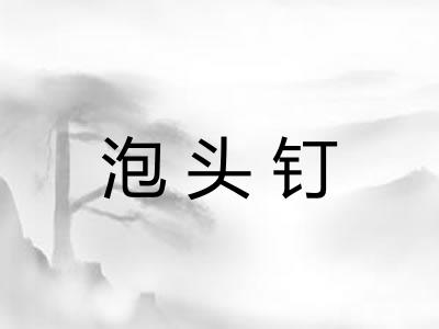 泡头钉