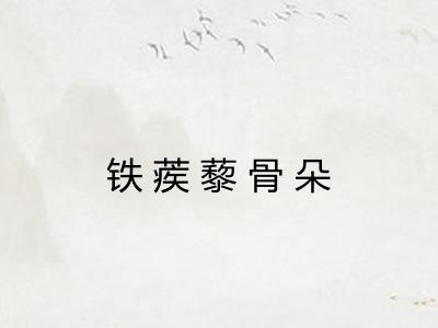 铁蒺藜骨朵
