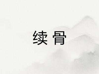 续骨