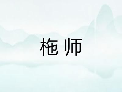 柂师