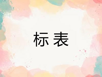 标表