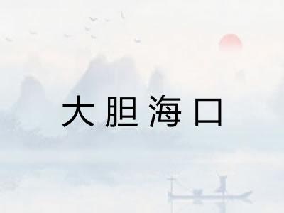 大胆海口