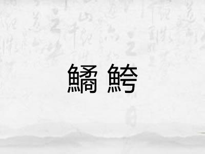 鱊鮬