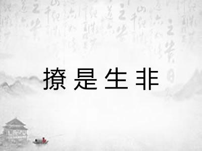 撩是生非