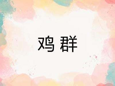 鸡群