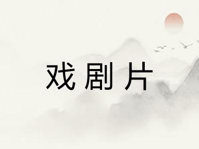 戏剧片