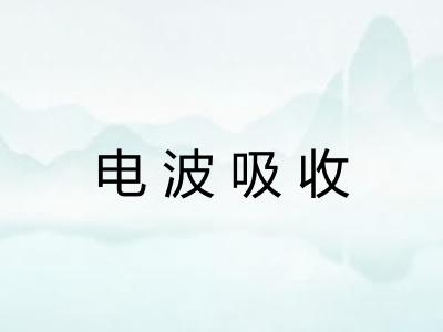 电波吸收