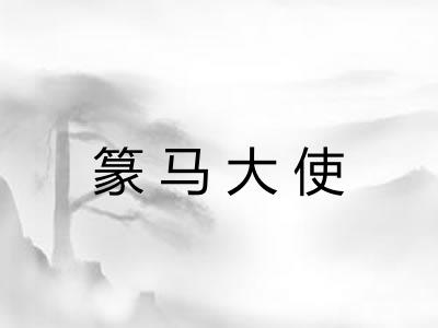 篆马大使
