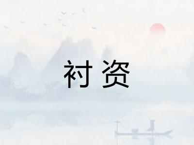衬资