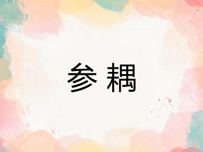 参耦
