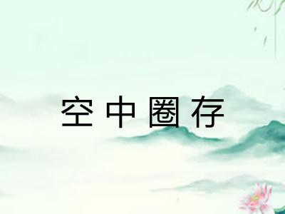 空中圈存