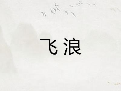 飞浪