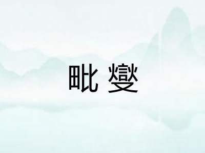 毗燮