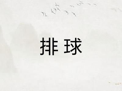 排球
