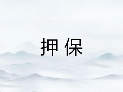押保