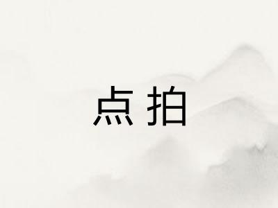 点拍