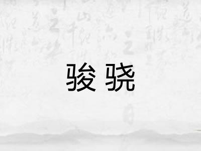 骏骁