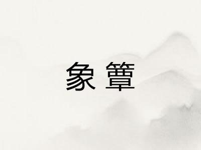 象簟