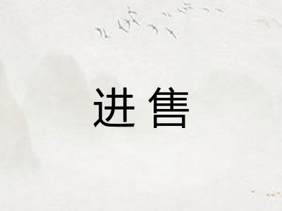进售