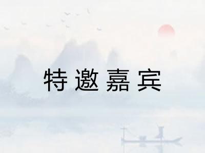特邀嘉宾