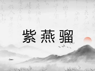 紫燕骝