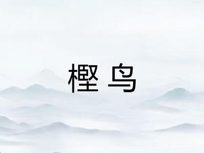 樫鸟