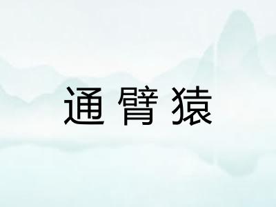 通臂猿