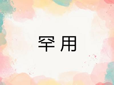 罕用