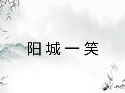阳城一笑