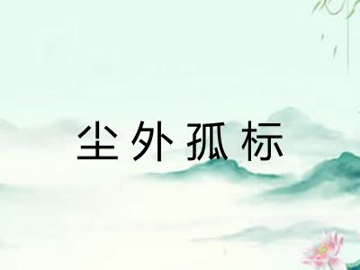 尘外孤标