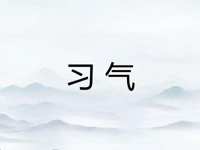 习气