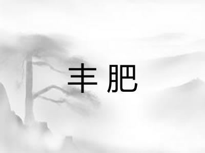 丰肥