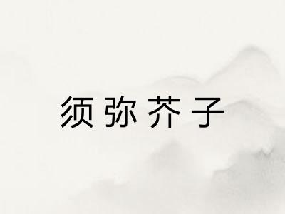须弥芥子