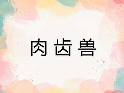 肉齿兽