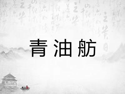 青油舫