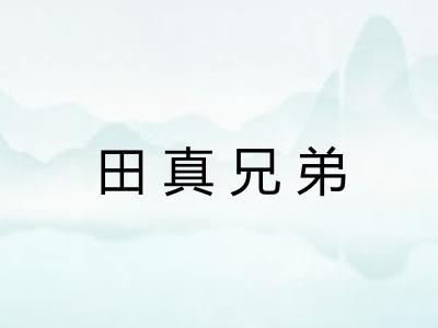 田真兄弟