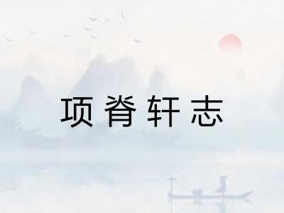 项脊轩志